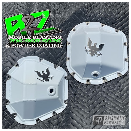 Powder Coating: Clear Vision PPS-2974,a2zblasting,WHISPER WHITE USS-0238,wecoat4u