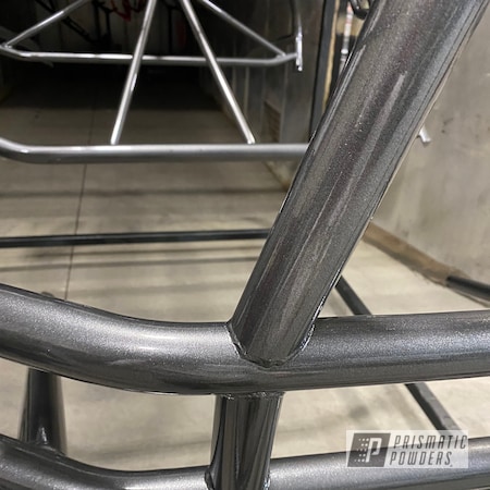 Powder Coating: Clear Vision PPS-2974,Roll Cage,Kingsport Grey PMB-5027,Prismatic Powders