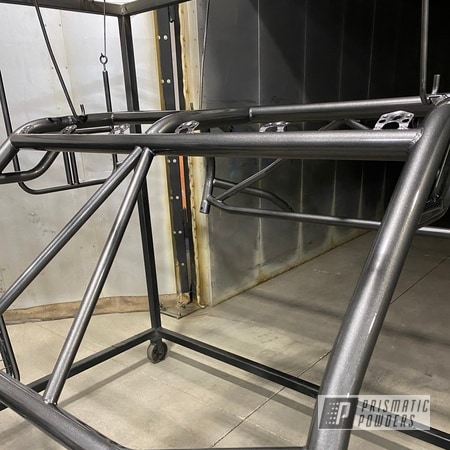 Powder Coating: Clear Vision PPS-2974,Roll Cage,Kingsport Grey PMB-5027,Prismatic Powders
