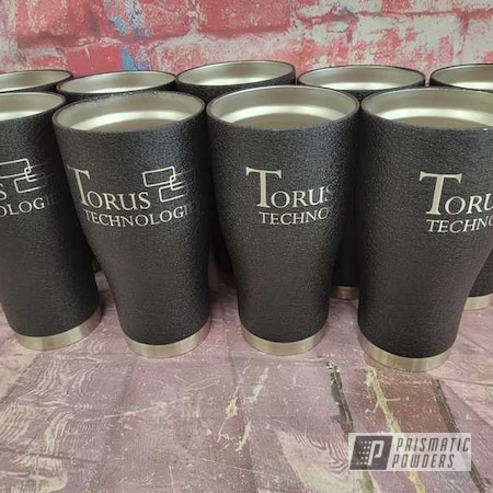 Powder Coating: Splatter Black PWS-4344,Tumbler,HOGG,Hogg Stainless Drinkware,Hogg Tumblers,30oz Tumbler,Custom Tumbler Cup