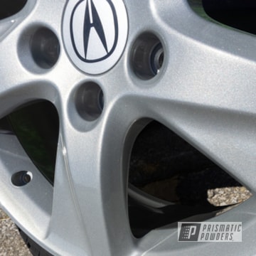 Powder Coated Acura Wheel In Pmb-6558 And Pps-2974
