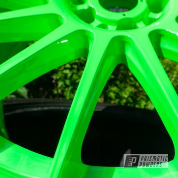 Powder Coated Custom Wheels In Pps-2974 And Pss-1221