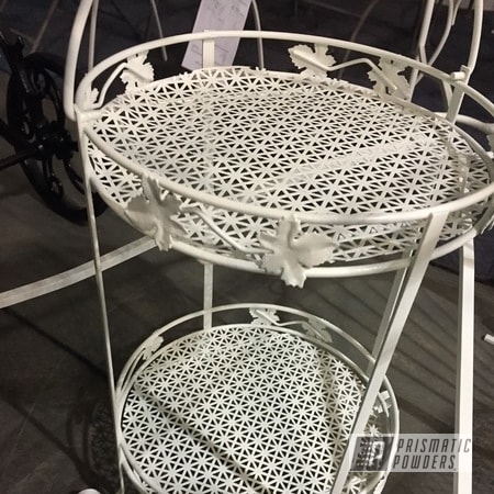 Powder Coating: Soft Satin White PSS-1353,Patio Furniture,Vintage Lawn Chairs,Outdoor Furniture,Outdoor Decor,patio