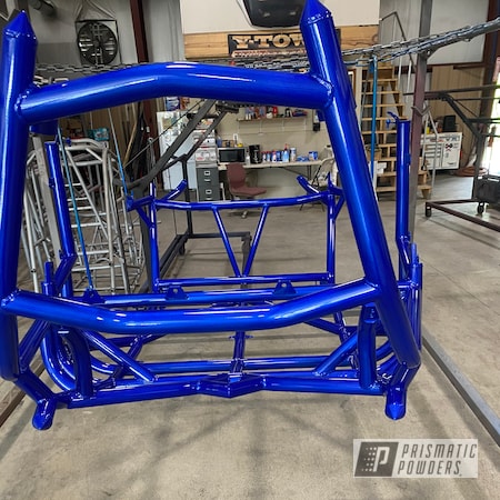 Powder Coating: Clear Vision PPS-2974,Illusion Blueberry PMB-6908,Prismatic Powders,SXS