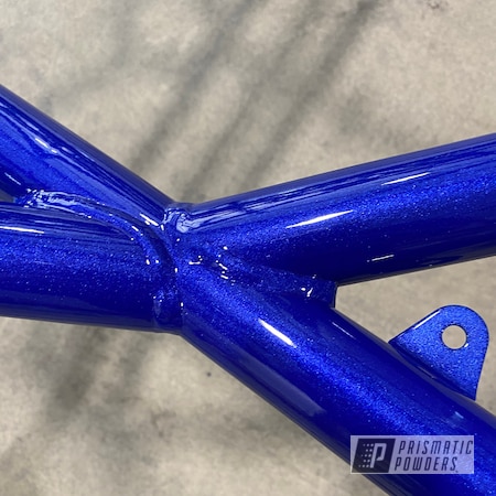 Powder Coating: Clear Vision PPS-2974,Illusion Blueberry PMB-6908,Prismatic Powders,SXS