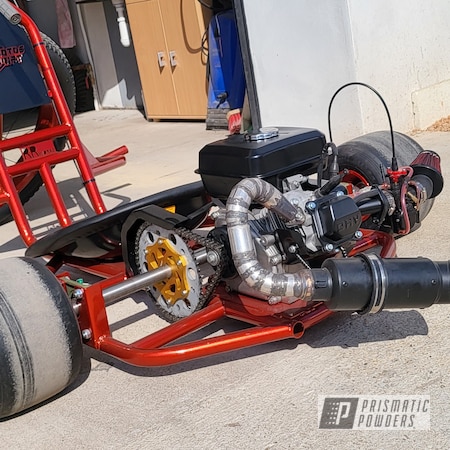 Powder Coating: Trike,Illusion Orange Cherry PMB-5509,Custom,Drift Cart,Drift,Stone Black PSS-1168,Wheels