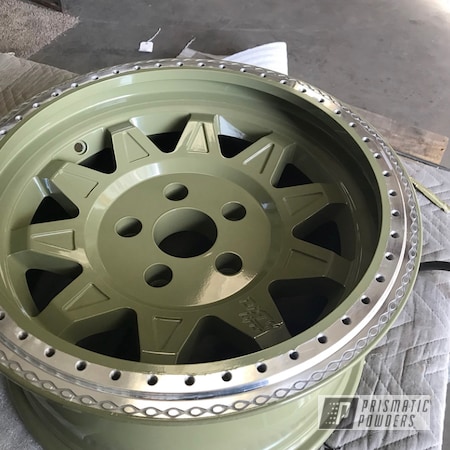 Powder Coating: Wheels,Automotive,4x4,Rebel Off Road,Off-Road,spring,Jeep,Dirty Life Wheels,Arney Green PSB-6858,Suspension