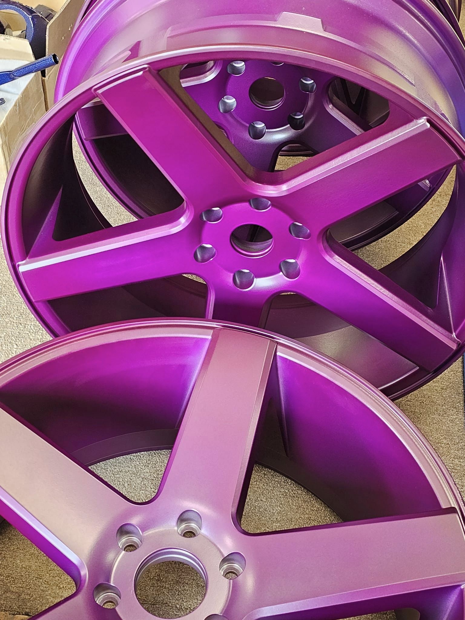 Powder Dipped Rims Powder Coated Aluminum Wheels | Prismatic Powders