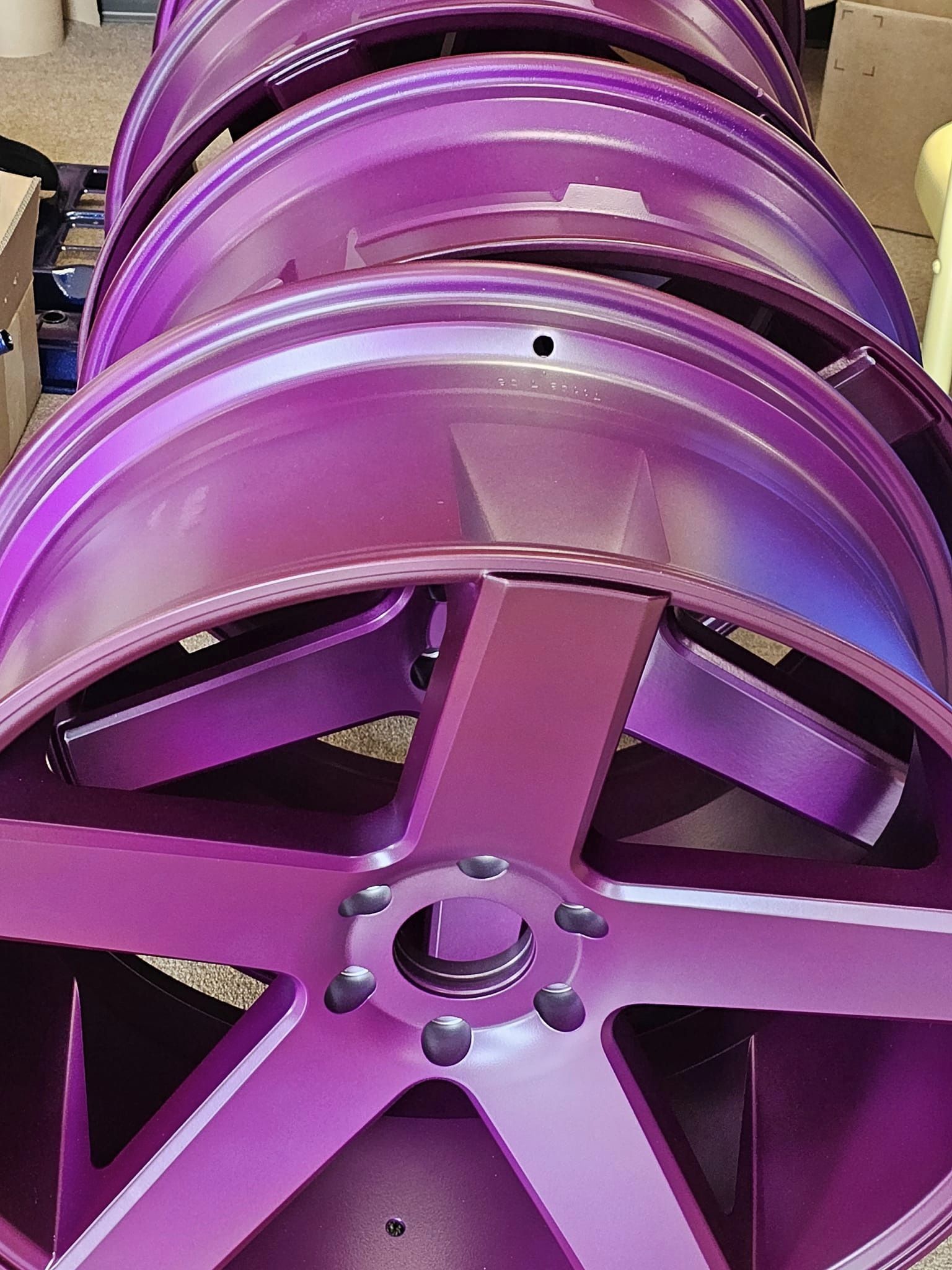 Powder Coated Aluminum Wheels | Prismatic Powders
