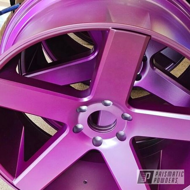 Powder Coated Aluminum Wheels In Ppb-4761 And Pss-4514