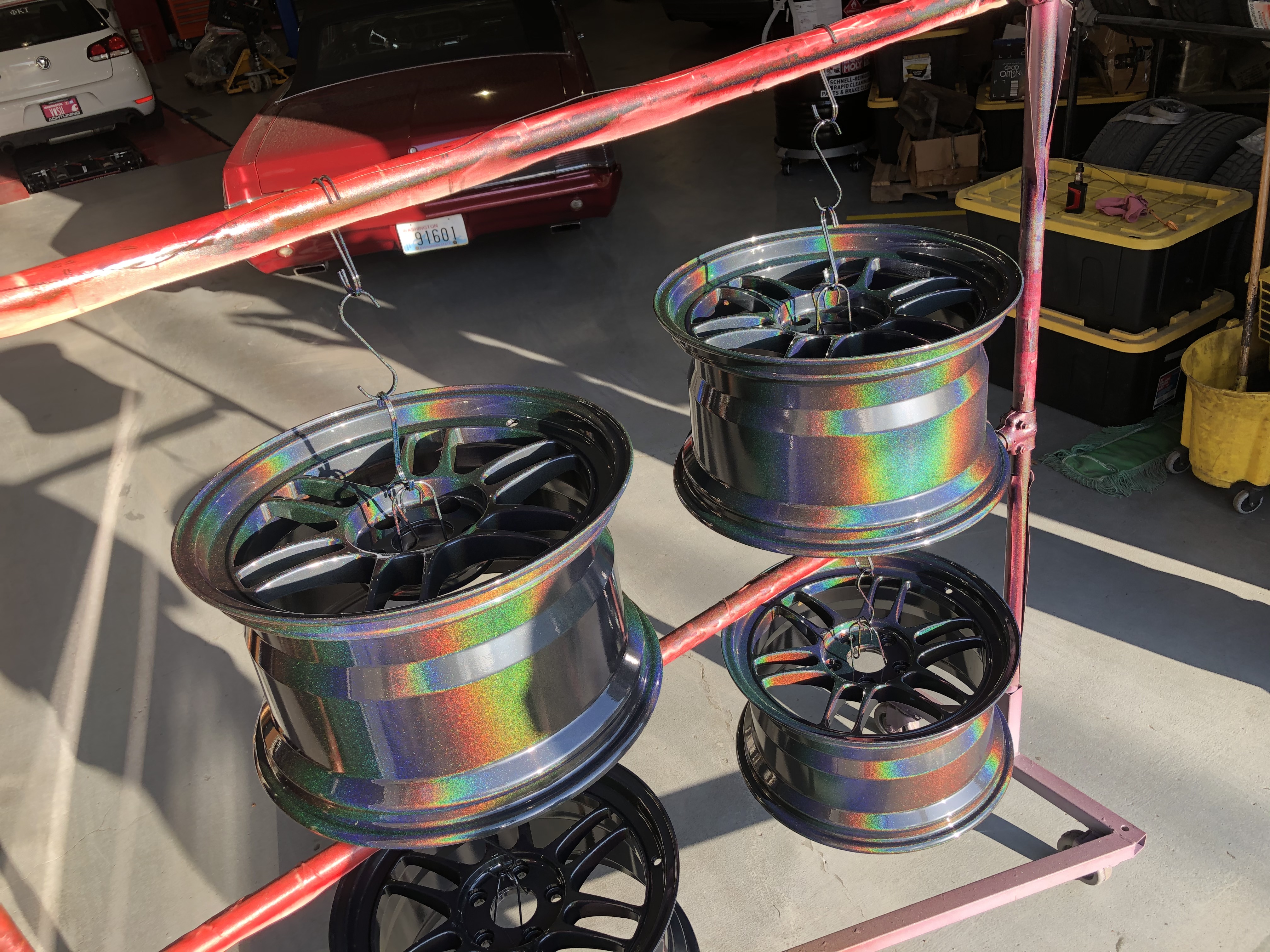 Eainbow Rims Enkei Wheels using a Clear Vision and Prismatic Universe Finish ...