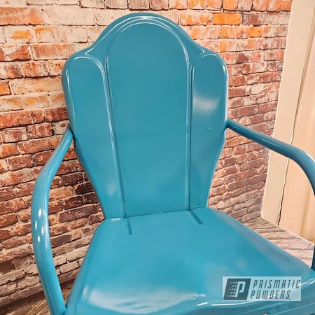 Powder Coating: Vintage Chairs,Patio Chairs,Chairs,Vintage Lawn Chairs,Native Stone PSB-6757,Lawn Chairs