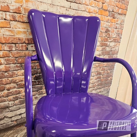 Powder Coating: Vintage Chairs,Patio Chair,Lawn Chairs,chair,Sinbad Purple PSS-1676