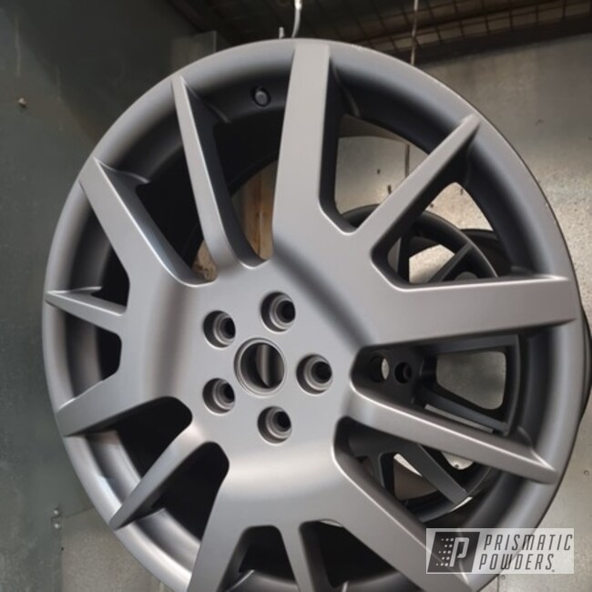 Powder Coated Maserati Wheels In Umb-6578 And Pps-2974