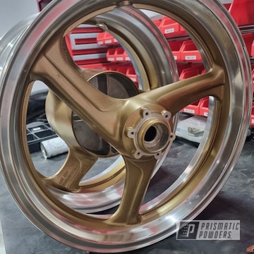 Powder Coated Suzuki Wheels In Pps-2974 And Ems-0940