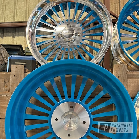 Powder Coating: Octane Blue PSB-10666,JTX Forged Wheels,Clear Vision PPS-2974,Can Am Octane Blue,Wheels