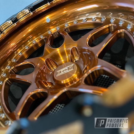 Powder Coating: Wheels,Transparent Copper PPS-5162,Belak Wheels
