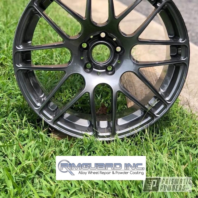 Ultra Black Chrome Powder Coating featured on these Custom Wheels Prismatic Powders Ultra Black Chrome Powder Coating featured on these Custom Wheels Prismatic Powders