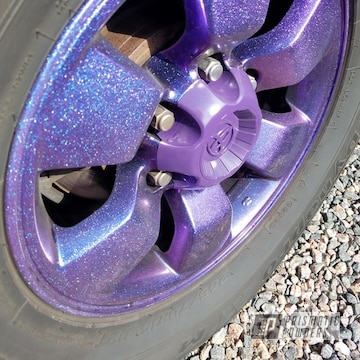 Powder Coated Purple Metallic Toyota Wheels