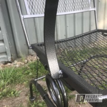 Powder Coating: Splatter Black PWS-4344,Patio Chairs,Outdoor Furniture,Splatter Black