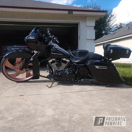 Powder Coating: 30 Inch Front Wheel,Motorcycles,ILLUSION ROSE GOLD - DISCONTINUED PMB-10047,Bike,Clear Vision PPS-2974,Harley Davidson,Road glide