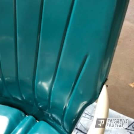 Powder Coating: Patio Chairs,Outdoor Furniture,Pearl Turquoise PMB-6795