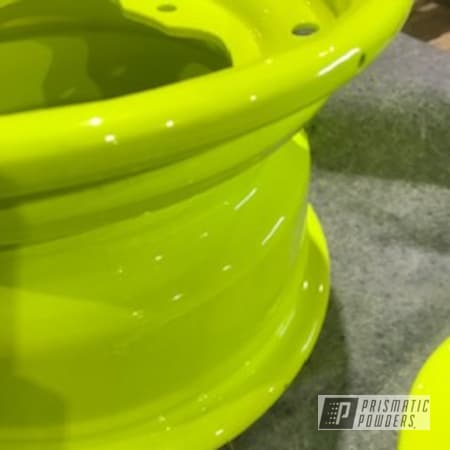 Powder Coating: Manta Green PSS-10645,Custom Wheels
