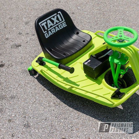 Powder Coating: Crazy Cart,Electric Green PSS-10672,Drift,Drift Kart,Taxi Garage,Taxi Garage Crazy Cart,Chartreuse Sherbert PSS-7068
