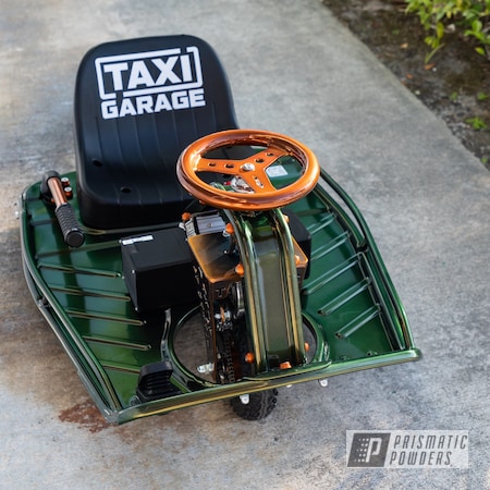 Powder Coating: Crazy Cart,Transparent Copper PPS-5162,Alexandrite PPB-10911,Drift Kart,Beetle Juice PMB-10352,Taxi Garage,Taxi Garage Crazy Cart