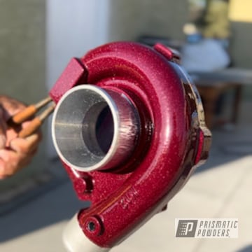 Powder Coated Clear Vision And Illusion Cherry Turbo Housing