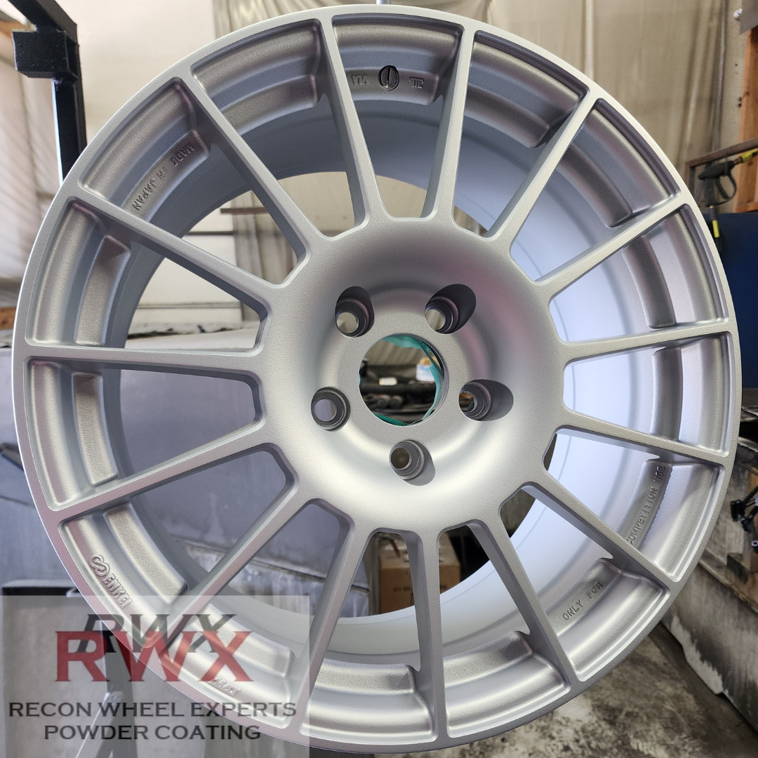 Competition Wheels in Porsche Silver w/ Matte Clear | Prismatic Powders