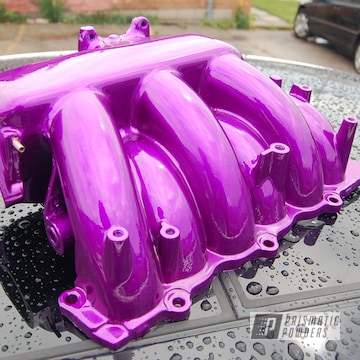 Powder Coated Purple Nissan Auto Parts 