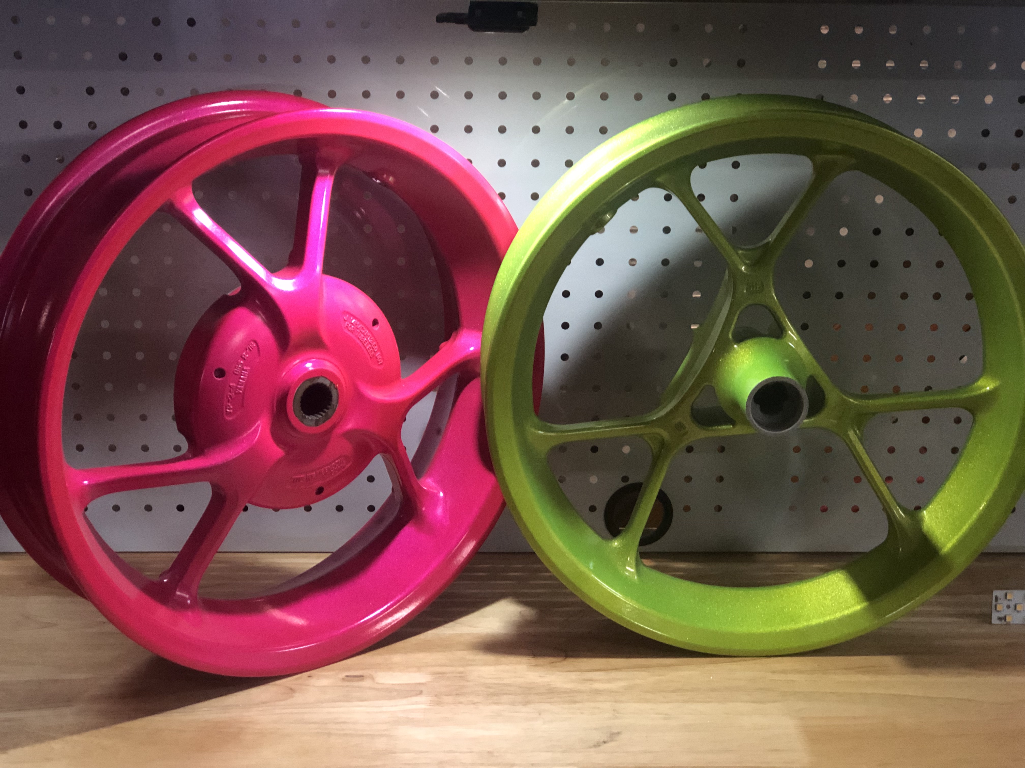 Powder Coat Yamaha Underbone Motorcycle Rims | Prismatic Powders