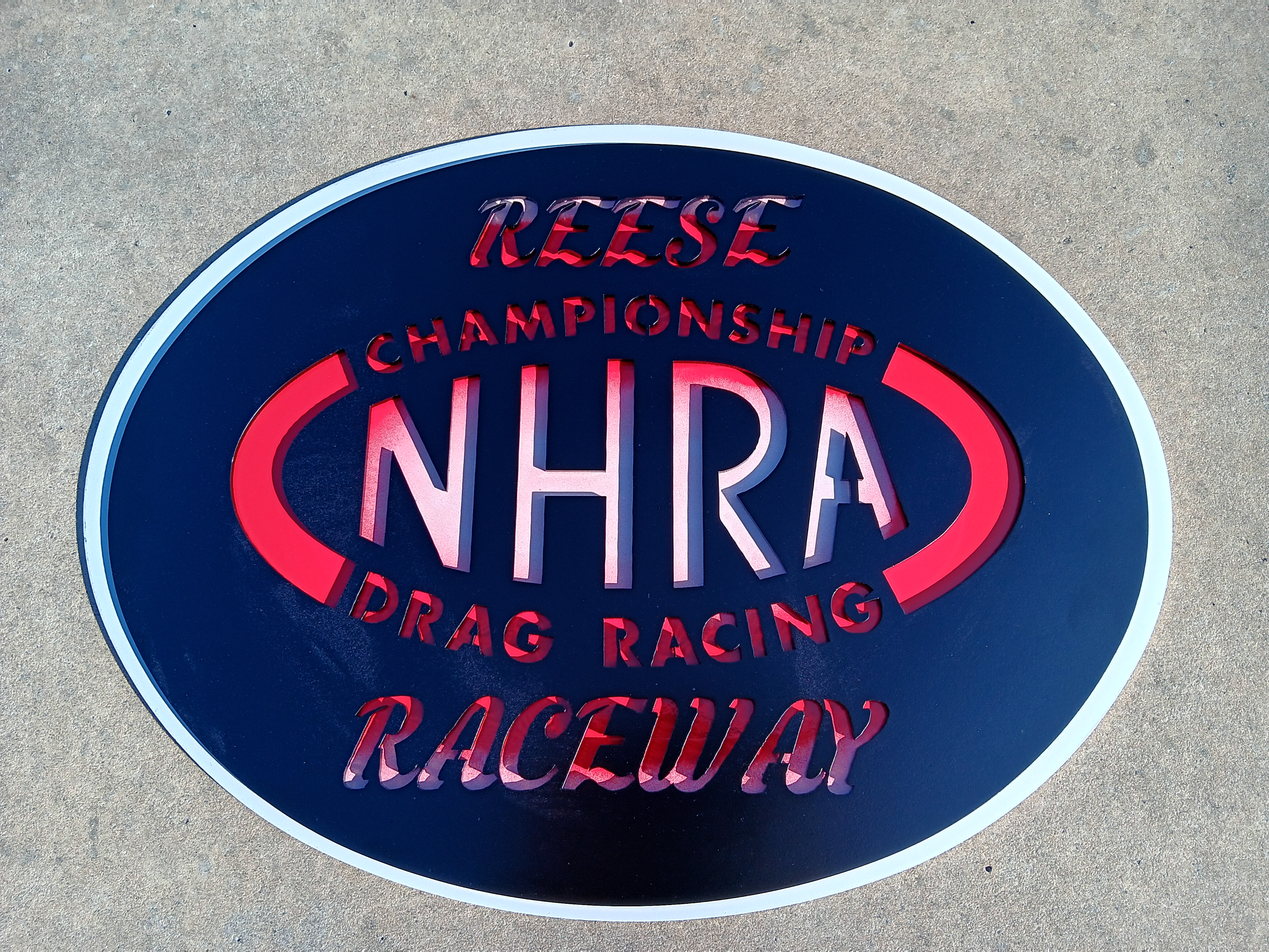 Powder Coat NHRA Custom Sign | Prismatic Powders