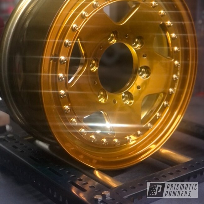 Powder Coated Clear Vision, Candy Gold And Super Chrome Plus Toyota Hiace Wheel