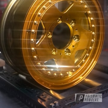 Powder Coated Clear Vision, Candy Gold And Super Chrome Plus Toyota Hiace Wheel