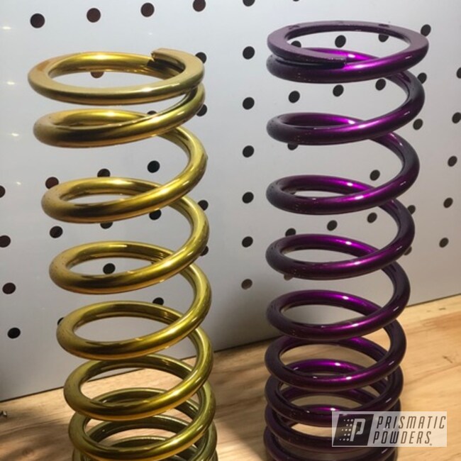Powder Coated Motorcycle Springs In Pps-2974, Ppb-2331 And Pss-4514