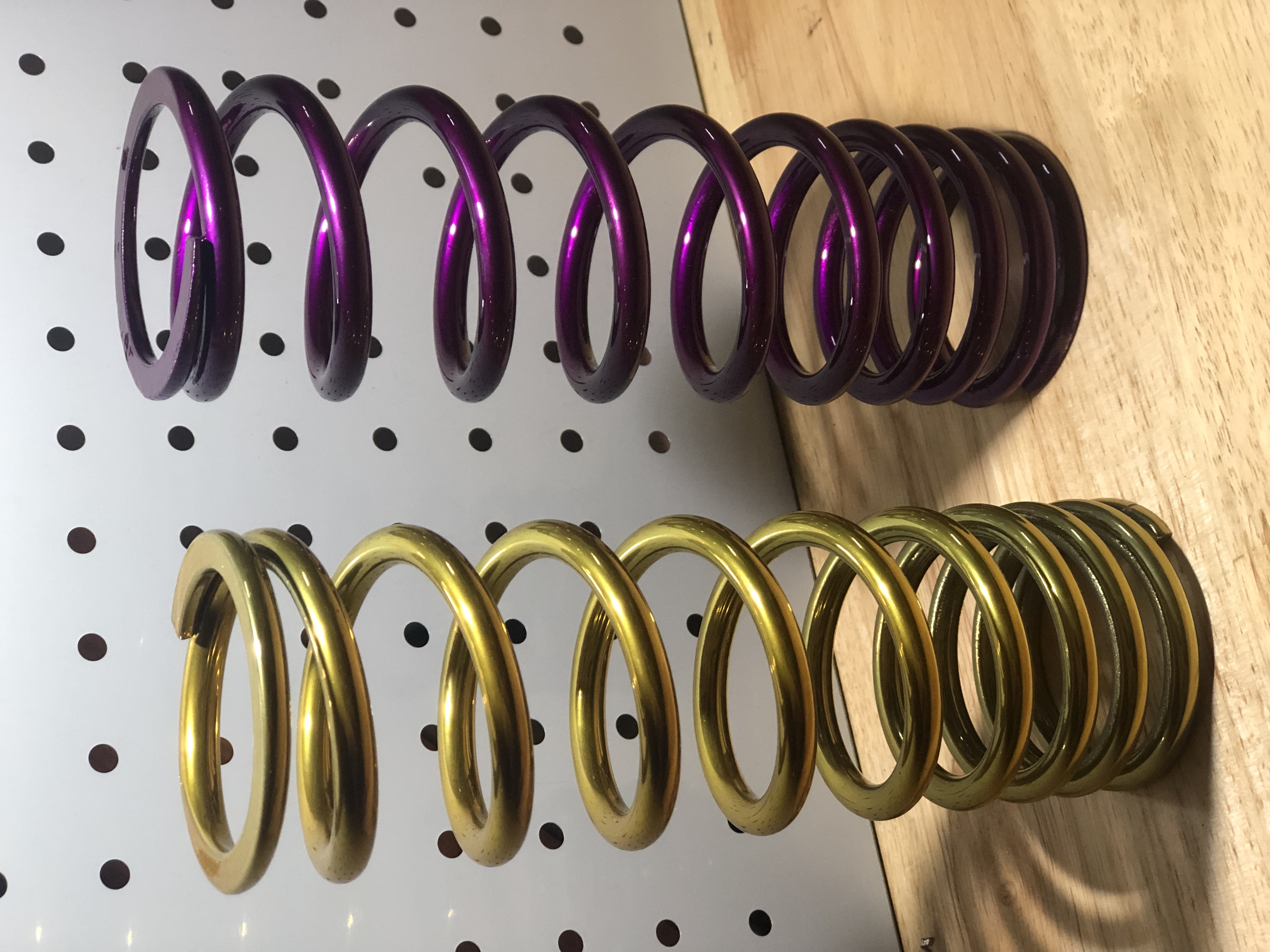 Ps304 Spring Motorcycle Springs finished in PPS-2974, PPB-2331 and PSS-4514 ...