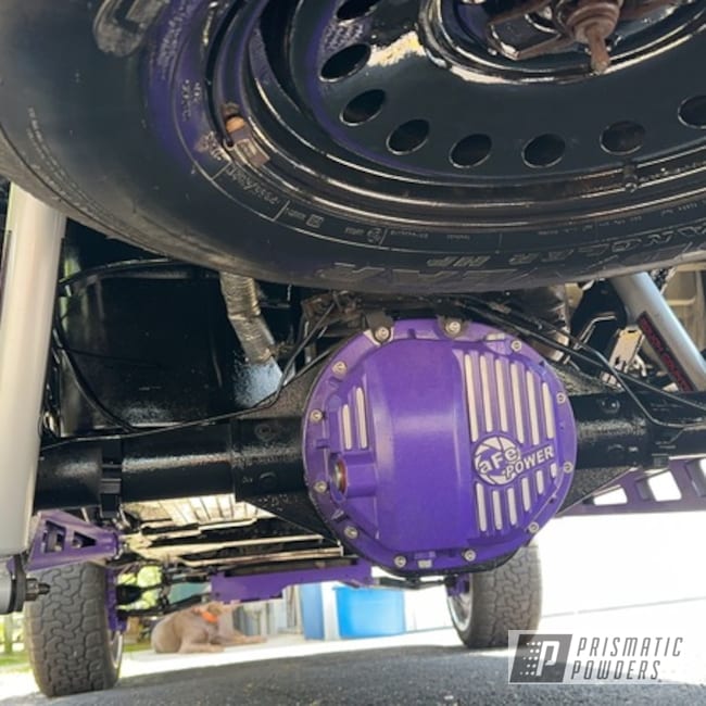 Powder Coated Purple Mirage Suspension Parts And Differential Cover