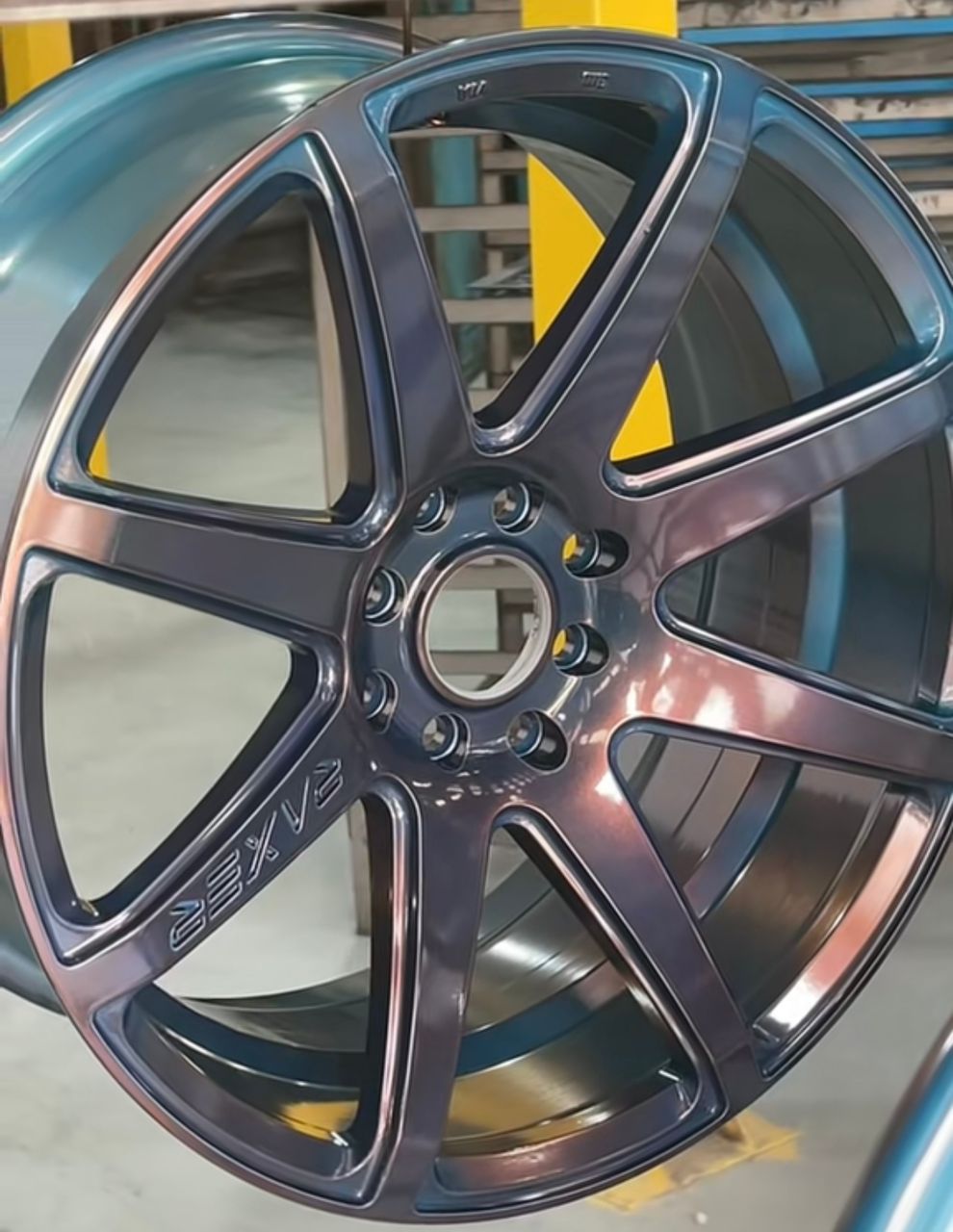 Ford Ranger Rims and Bumper finished with a Alexandrite, Super Chrome ...