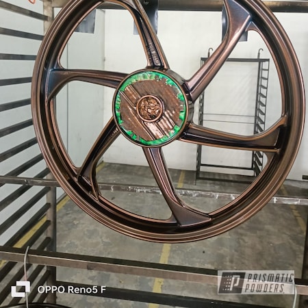 Powder Coating: Wheels,Alexandrite PPB-10911,Rims,Super Chrome Plus UMS-10671,Bumpers,ANODIZED BLUE UPB-1394,NATIVE TURQUOISE PSS-2791,Highland Bronze PMB-5860,Ford