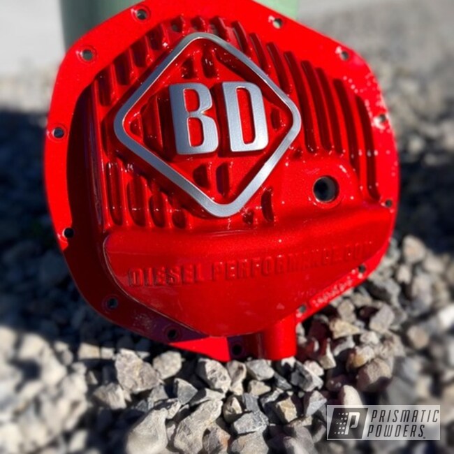 Powder Coated Bd Differential Cover In Pps-2974, Pms-4515 And Hss-2345