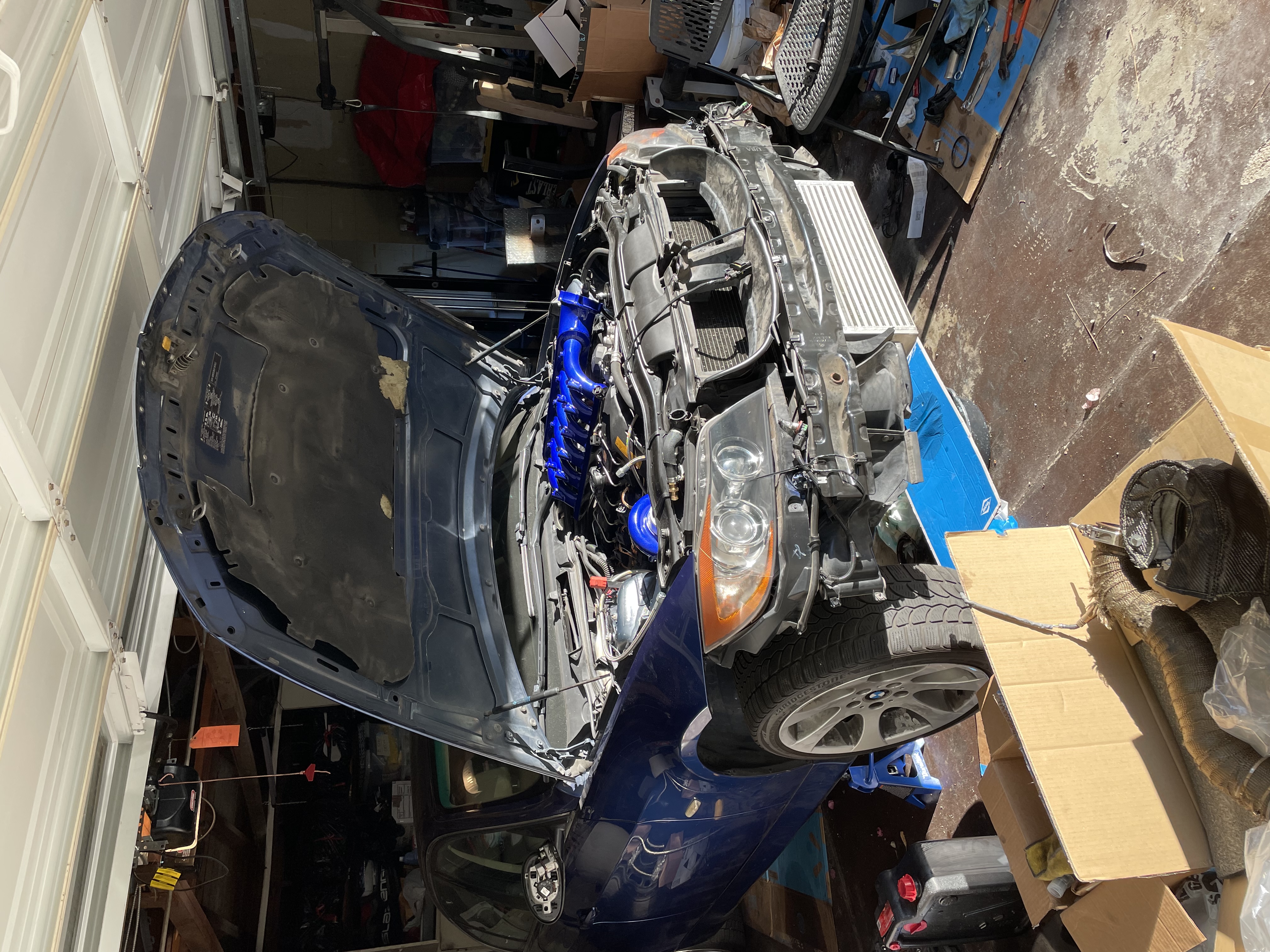 Turbo Compressor Cover and Intake Manifold in LollyPop Blue and Alien ...
