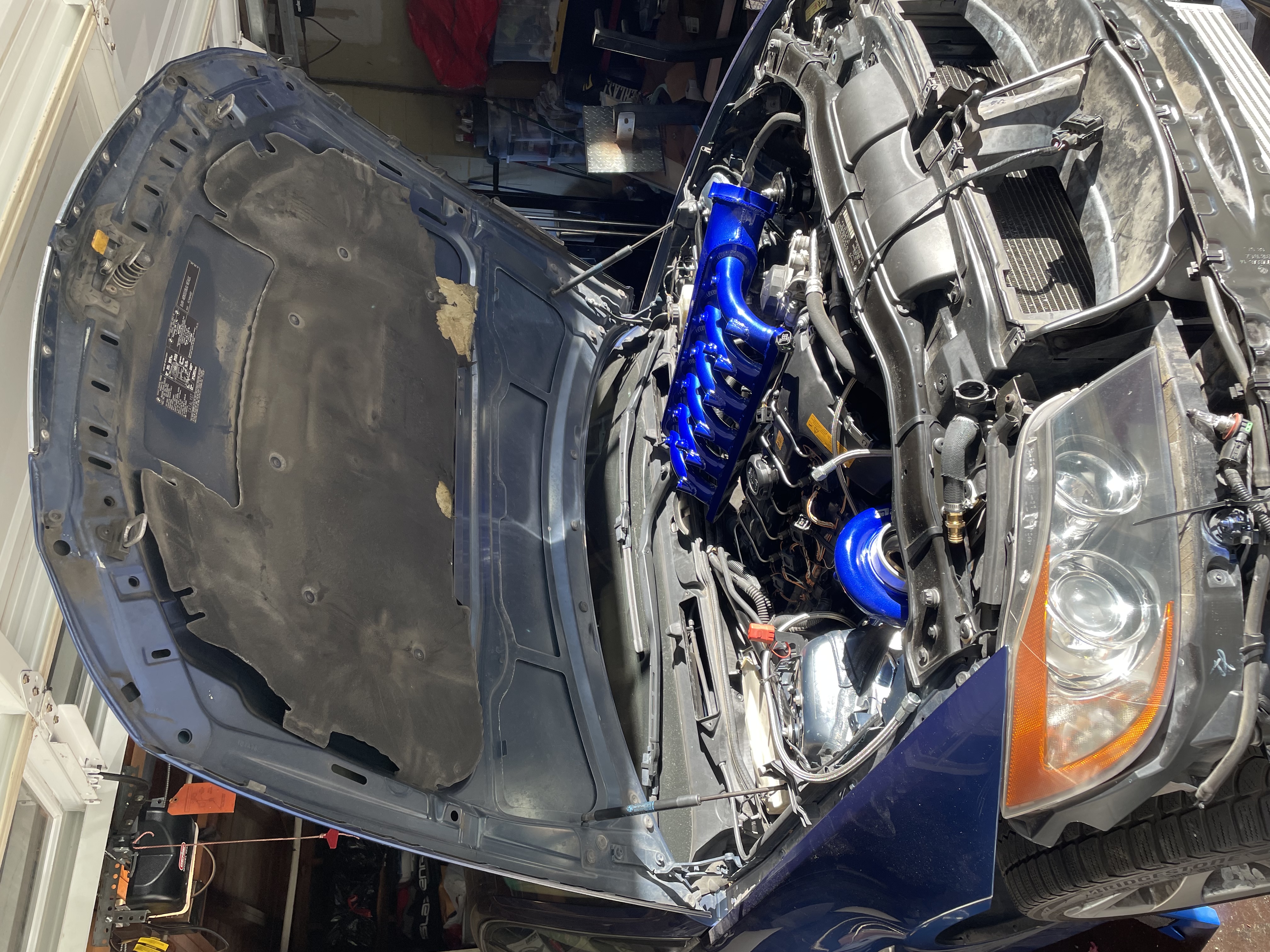 Turbo Compressor Cover and Intake Manifold in LollyPop Blue and Alien ...