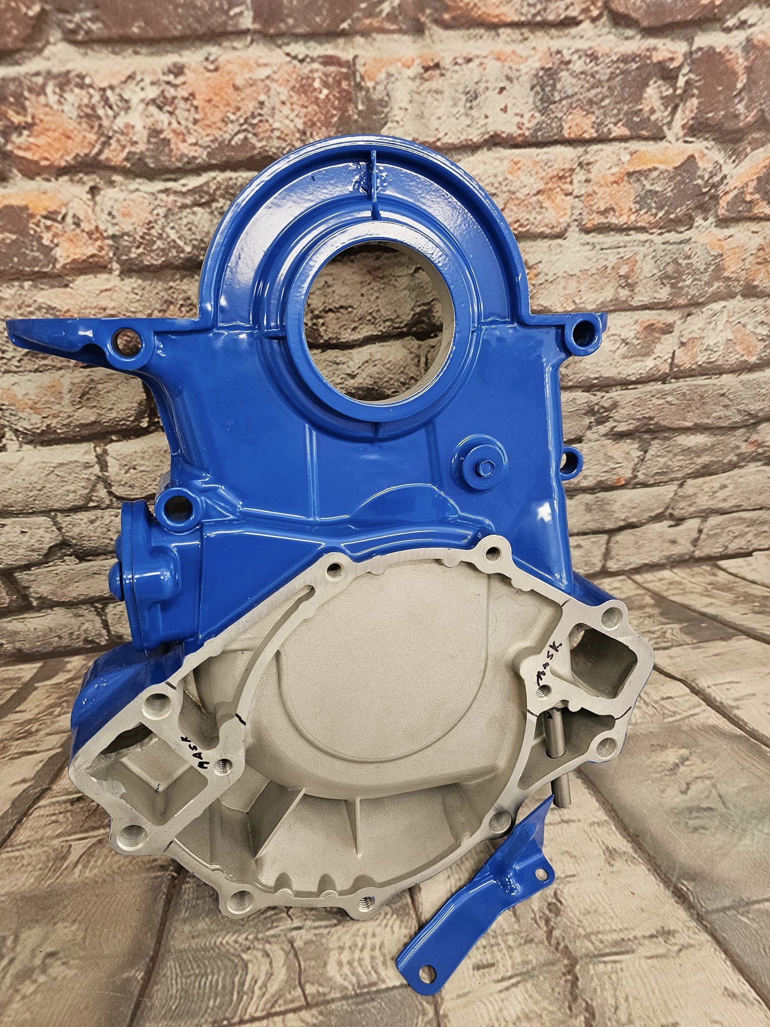 Timing Blue Color Timing Cover finished with Brazilian Blue | Prismatic Powders
