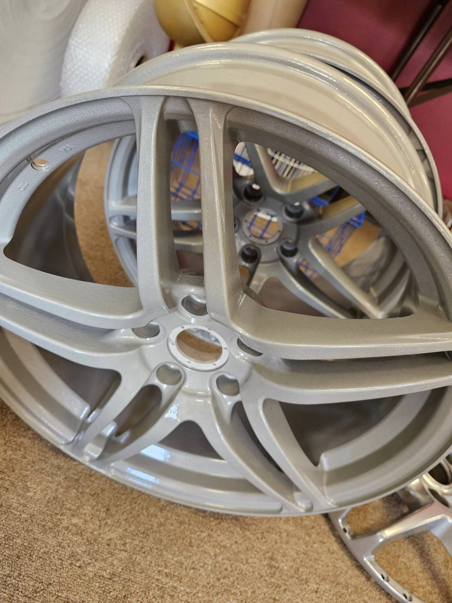 18Inch Aluminum Rims finished in a Clear Vision and Bmw Silver Finish ...