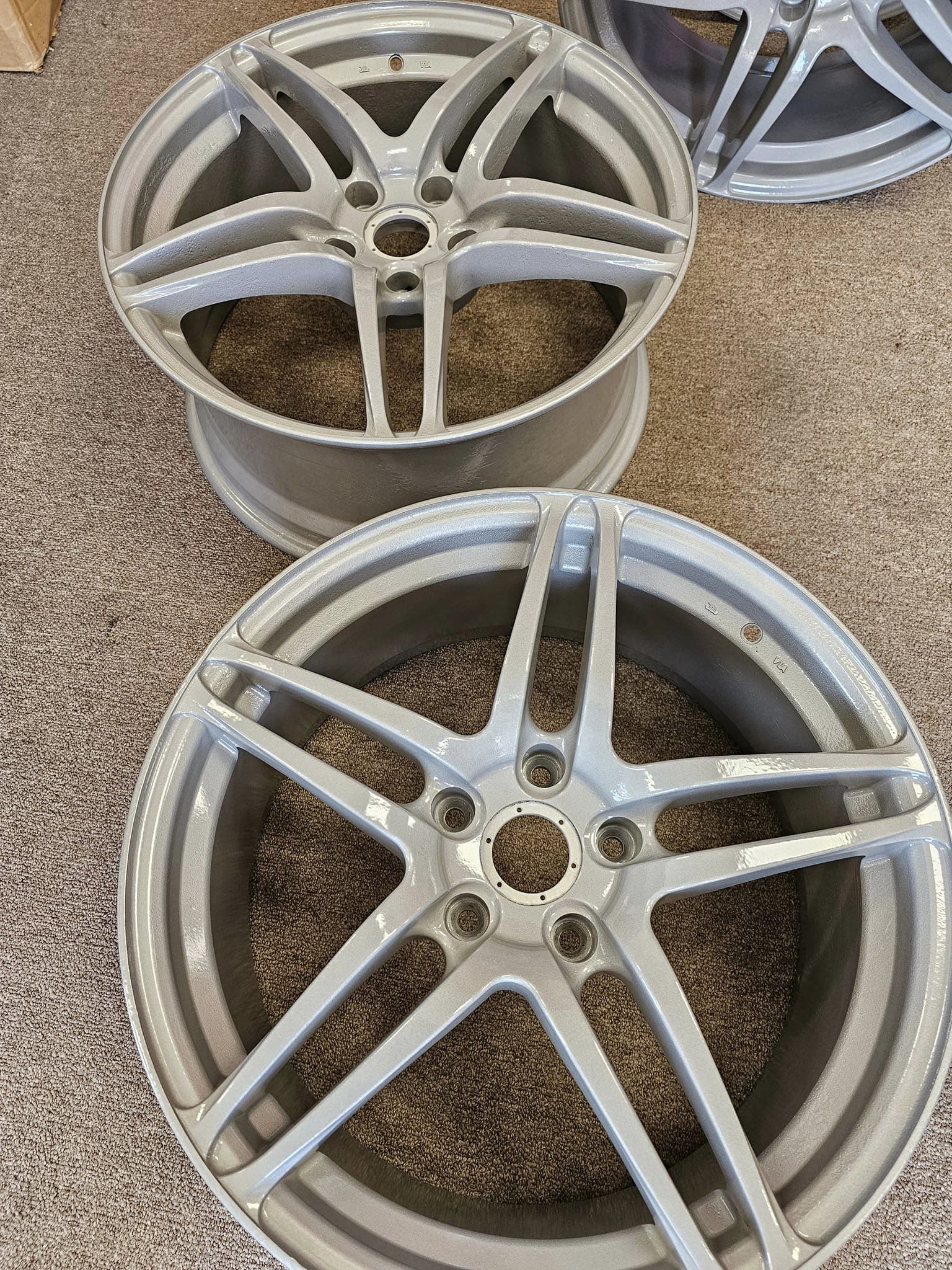 Silver Solid Rims 18Inch Aluminum Rims finished in a Clear Vision and Bmw Silver Finish ...