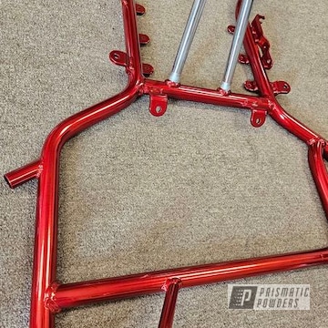 Rancher Red And Super Chrome Plus Go Cart Frame