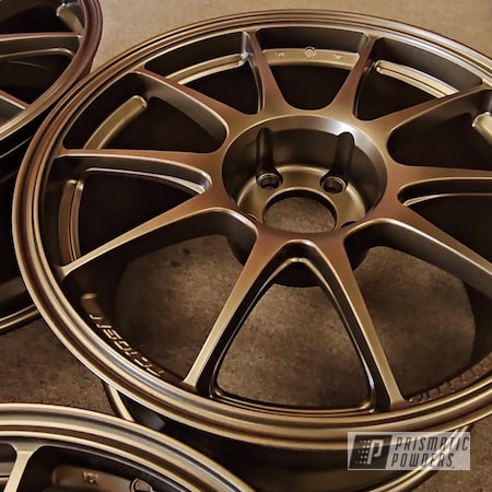 Powder Coating: Aluminum Wheels,18” Wheels,TRIPLE BRONZE UMB-4548,18" Aluminum Rims,Automotive Rims,Automotive Wheels,Aluminum Rims