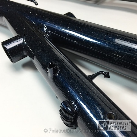 Powder Coating: Bicycles,Coated Bicycle Frame,Baby Rockstar Sparkle PPB-6627,RANS Bikes